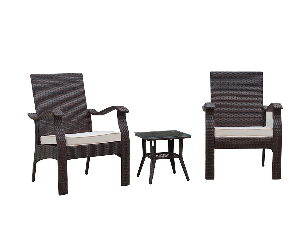 S011 Outdoor Rattan Table with Chair