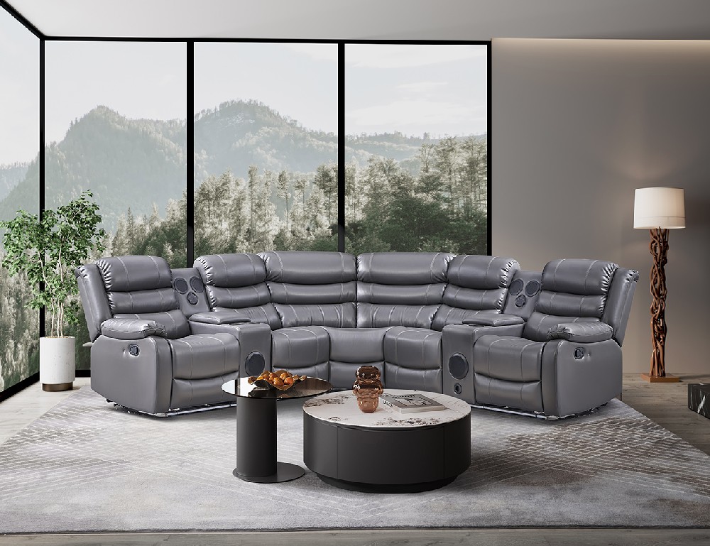 HD-1887C Sectional Corner Recliner Set